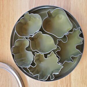 Mini Pie Cutters Autumn Set Apple Leaves Turkey Acorn Pumpkin Crate & Barrel